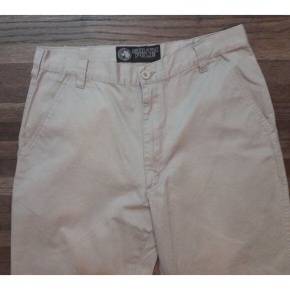 Vintage Y2K Southpole Wide Leg Retro Baggy Sz 32 Skater Hip Hop Pants Khaki Tan - Picture 2 of 10